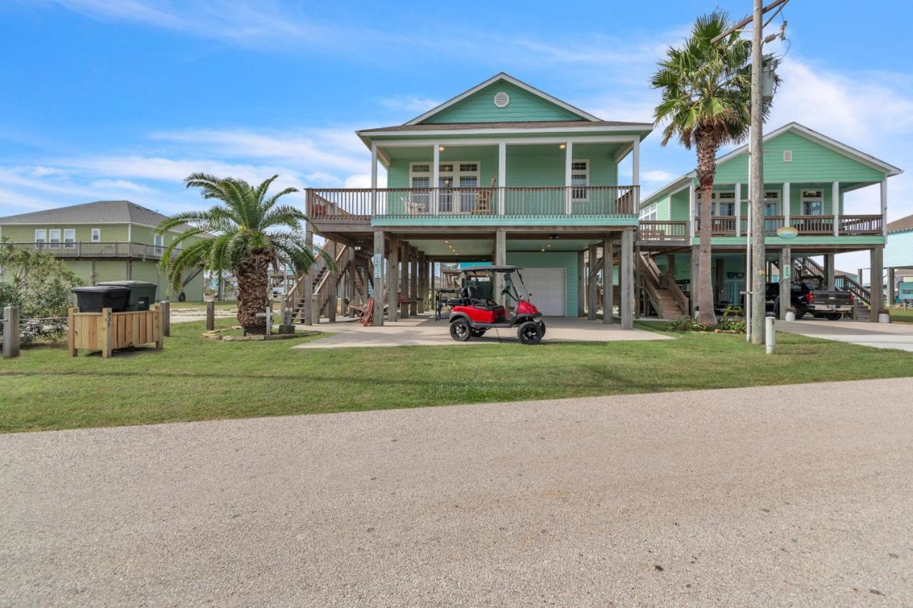 Steps To Beach Golf Cart About Time Beach Retreat Bolivar Peninsula ภายนอก รูปภาพ